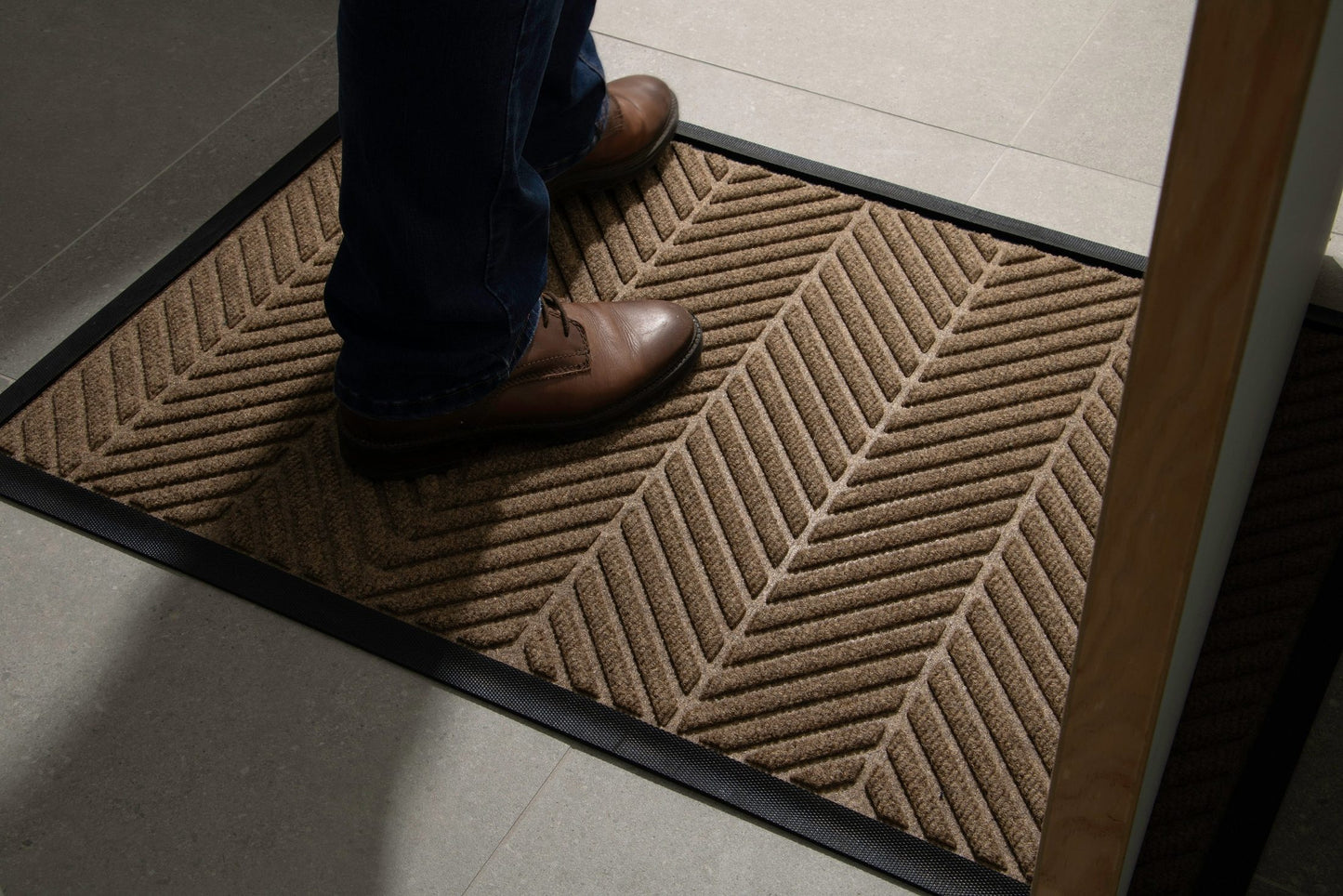 WaterHog Entrance Mat with Carpet Edge